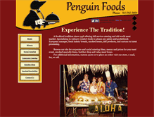 Tablet Screenshot of penguinfoods.net